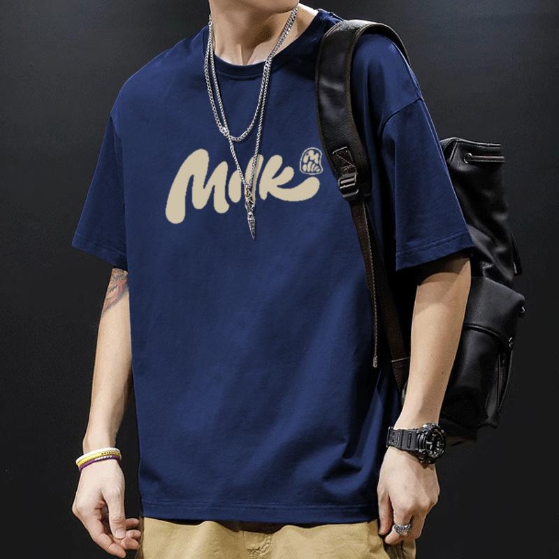 Summer Men T-shirts Cotton Short Sleeve T Shirt Comfortable Fabric Sportwear