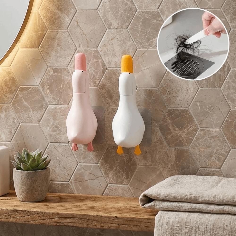 Cartoon Drain Cleaner Plastic Garbage Clip Plumbing Tool Stain Remover Tool  Shower Drains