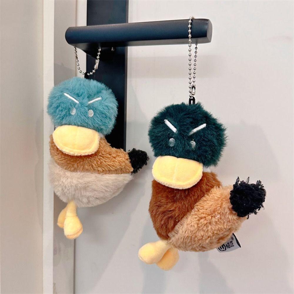 

Fluffy Green Head Duck Plush Doll Work Is So Busy Duck Couple pendant Duck Plush Pendant Unisex