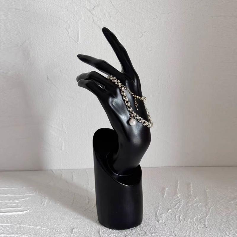 Elegant Female Hand Mannequin Jewelry Storage Display Stand Accessory for Necklace Showcasing Home Organization