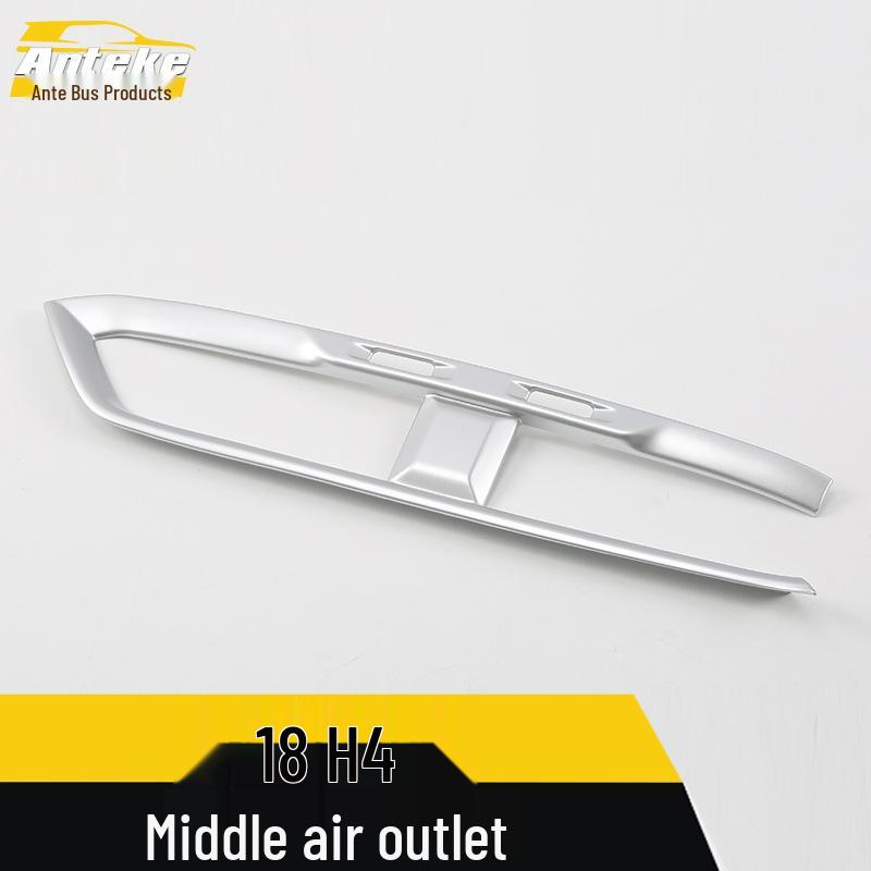 Fits 18 Models: H4 Center Air Outlet Decorative Frame & Electroplated Console AC Cold Air Outlet Trim