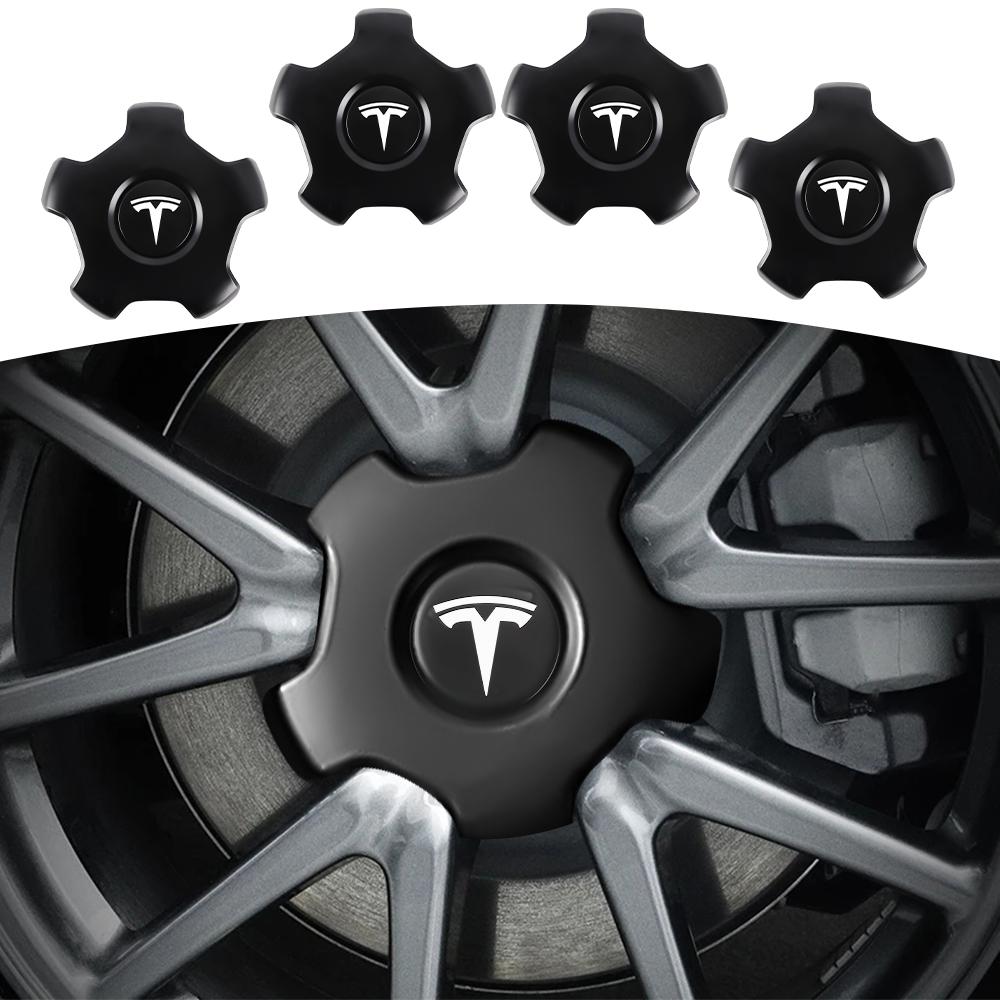 4 piezas 180 mm Tapa Central de Rueda de Coche Insignia Tapacubos Automáticos Accesorios Para Tesla Modelo 3 Modelo S X Modelo Y Roadster SpaceX Cybertruck