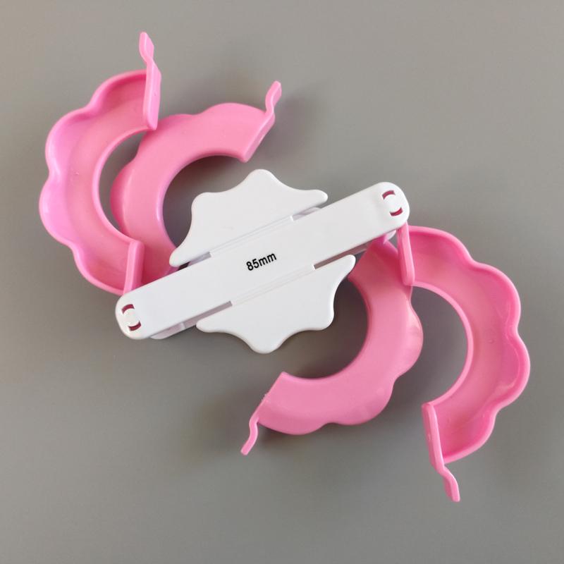 Home Sewing Accessories Crochet 4pcs/Set Flower Shape Fluffy Ball DIY Sewing Weaver Needle Pom Pom Maker Craft Knitting Tools