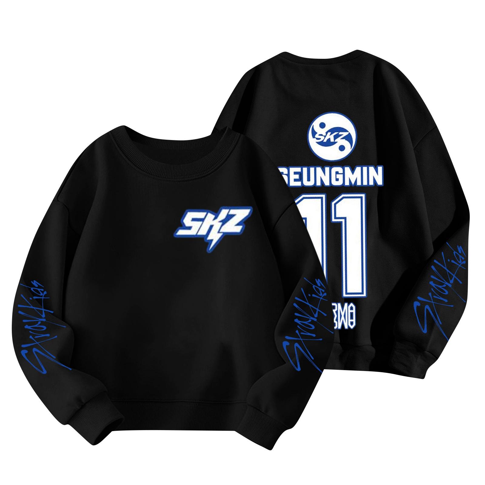 Children s Sweatshirt Boys And Girls Fashion Printed Long-sleeved Sweatshirt 160 небесно-голубой