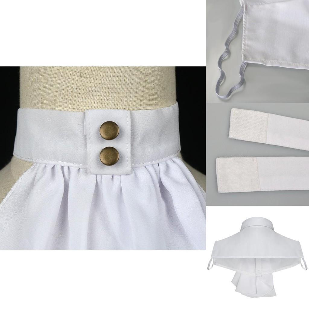 Vintage French Style White Lace False Collar For Men And Women