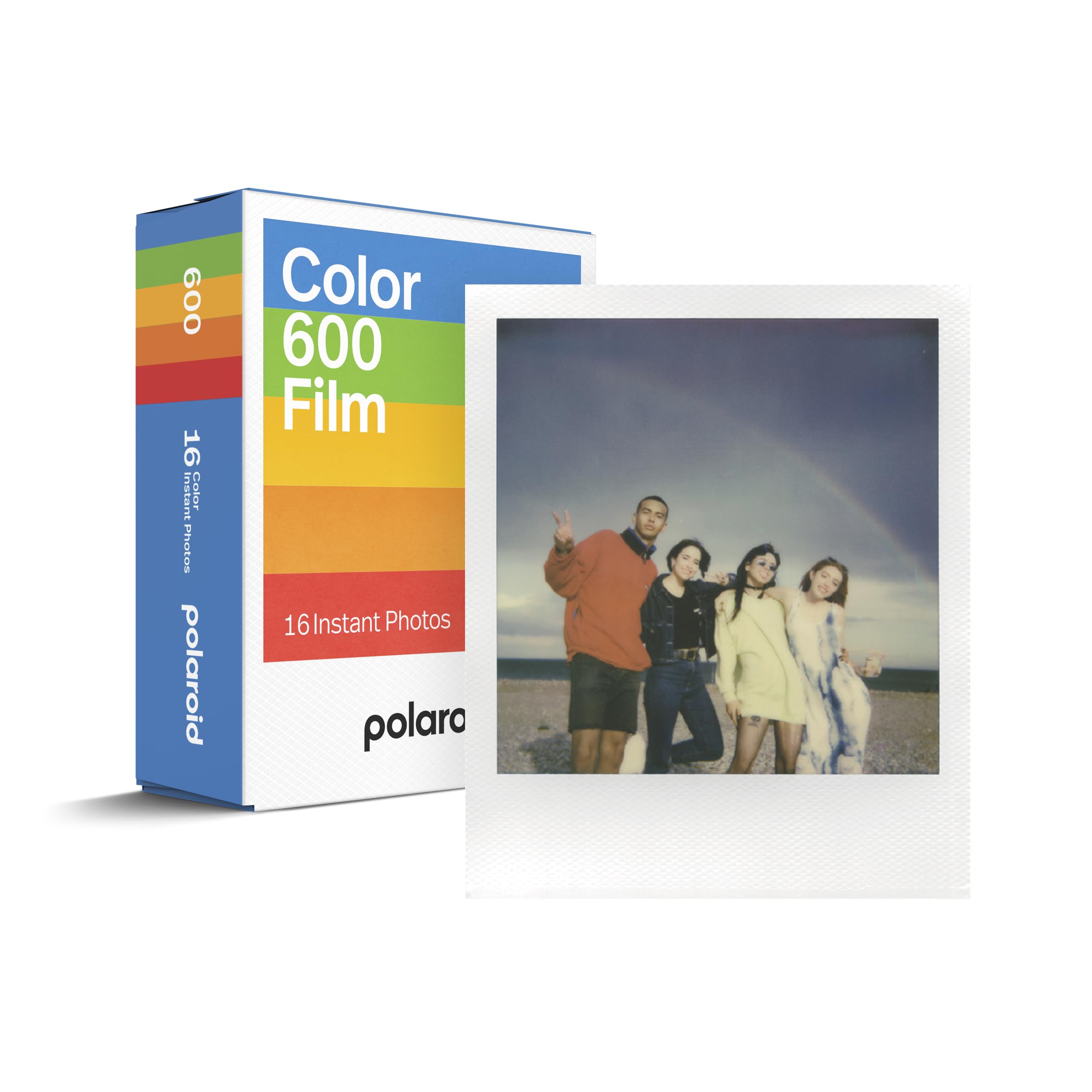

Polaroid Instant Film Color Film for 600 Double Pack with White Frame - (16 sheets) (6012) білий