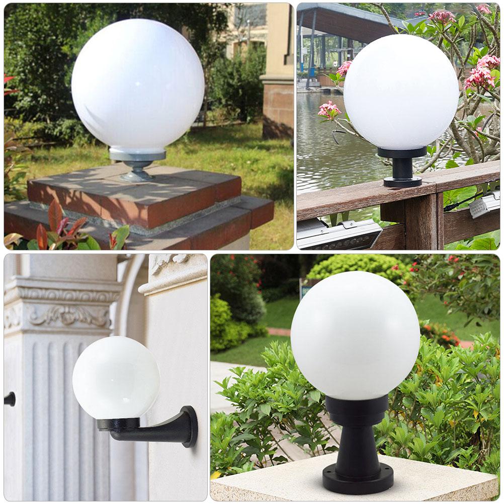 Fence Lampshade Replacement Globe Shades Decor Acrylic Light Covers Household Home Fixture Globes Lightbulb Ball Shaped Desk