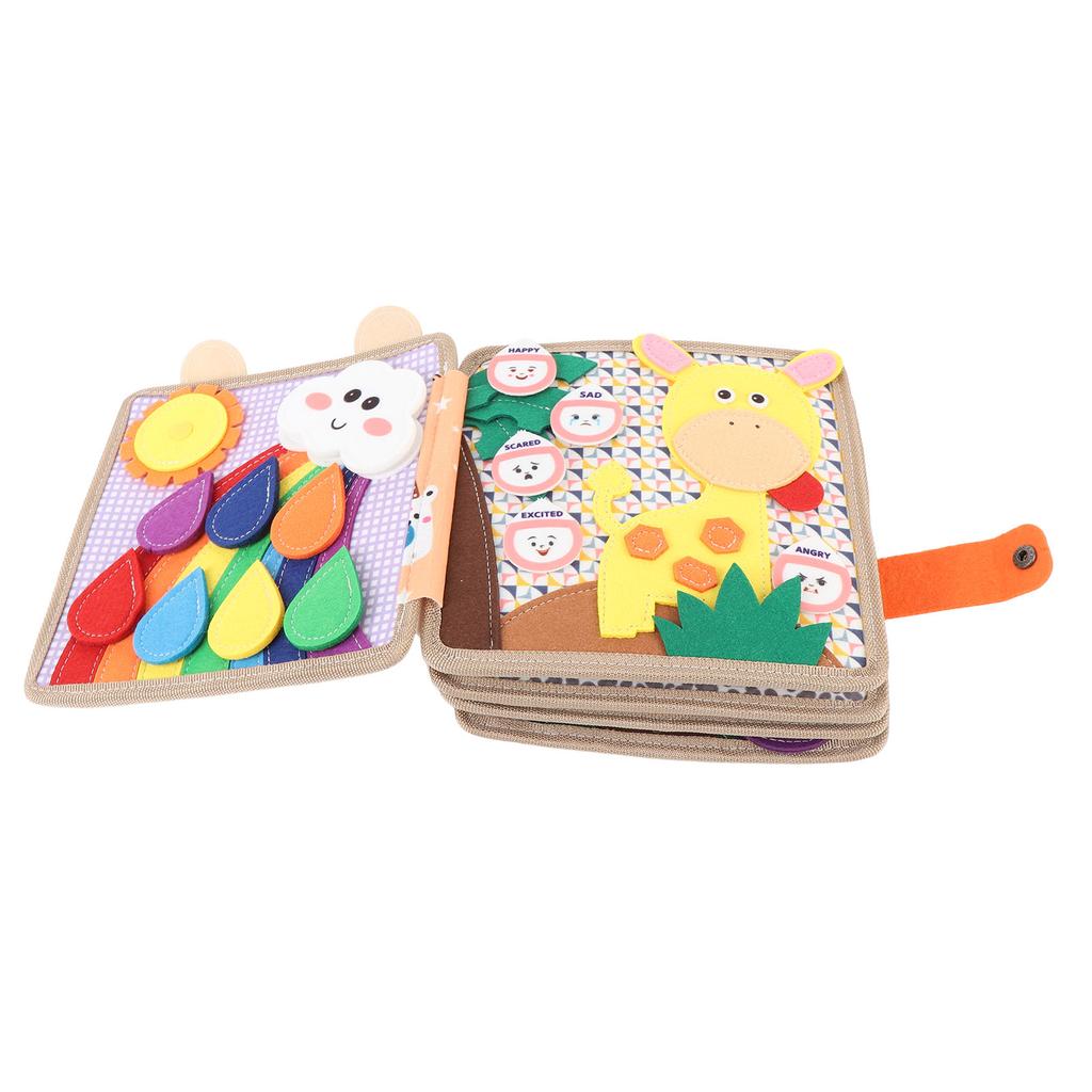 Felt Book for Toddlers Preschool Early Learning Educational Sensory Felt Activities Book for Car