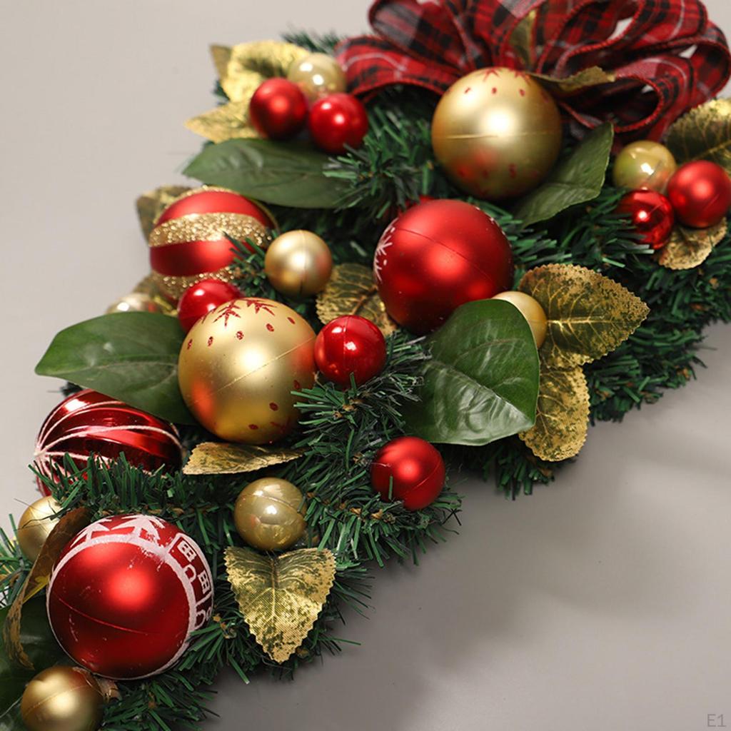 Artificial Christmas Teardrop Wreath Decoration Garland for Home