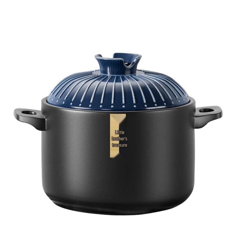 Japanese Style Glazed Clay Casserole Pot 2.5L
