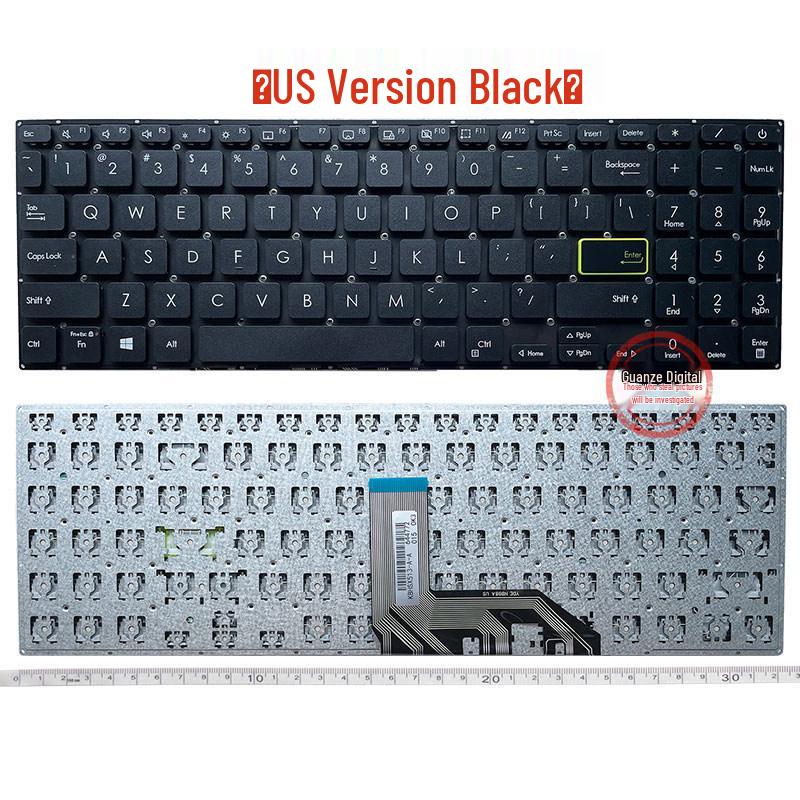 

Compatible Keyboard for ASUS S15 X513, M5600IA, V5050E/EA, Q15 E510, M513, S533