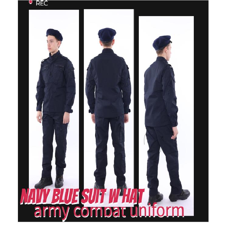 

U.S Marie Navy Blue Army Combat Uniform For Adult Unisex XS