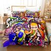Splatoon Bedding Set Single Twin Full Queen King Size Kawaii Boys/girls Bed Set Aldult Boys Bedroom Duvet Cover Sets 3D Print