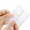 92MF 10Pieces Clear Table Number Holders Small Sign Display Stand Acrylic Texture Suitable for Menu Display and Office Use