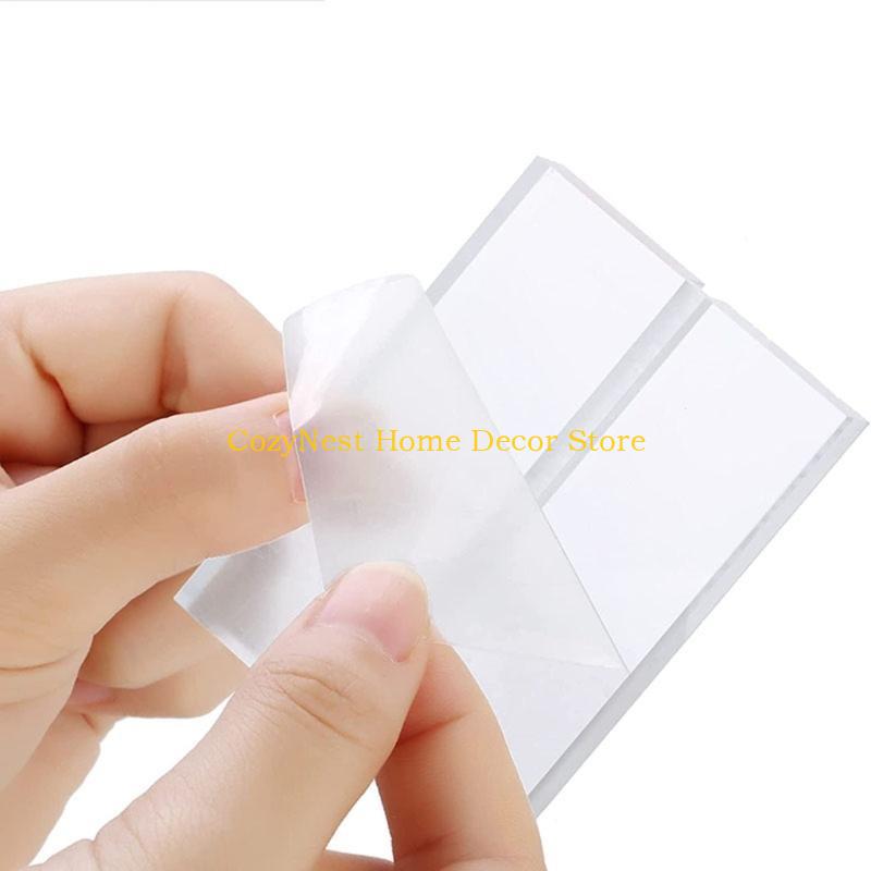 92MF 10Pieces Clear Table Number Holders Small Sign Display Stand Acrylic Texture Suitable for Menu Display and Office Use