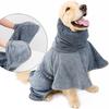 Super Absorbent Quick Dry Dog Bathrobe Soft Microfiber Bath Towel Clothes for Medium Large Dogs Golden Retriever After Shower Swimming
