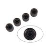 4Pcs Nonslip Guitar Potentiometer Control Knobs Replacement Volumes Tone Dome Top Knobs for Electric Guitar & Bass Part