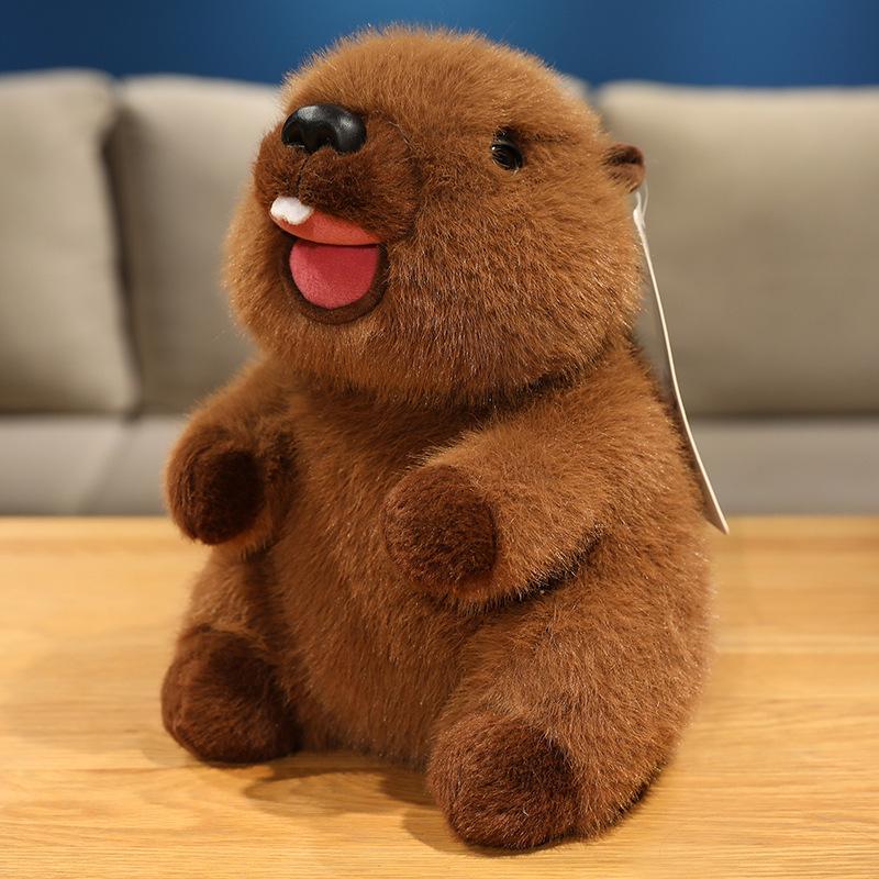 Nezha Groundhog Plush Toy: Children's Pillow and Soothing Doll Birthday Gift