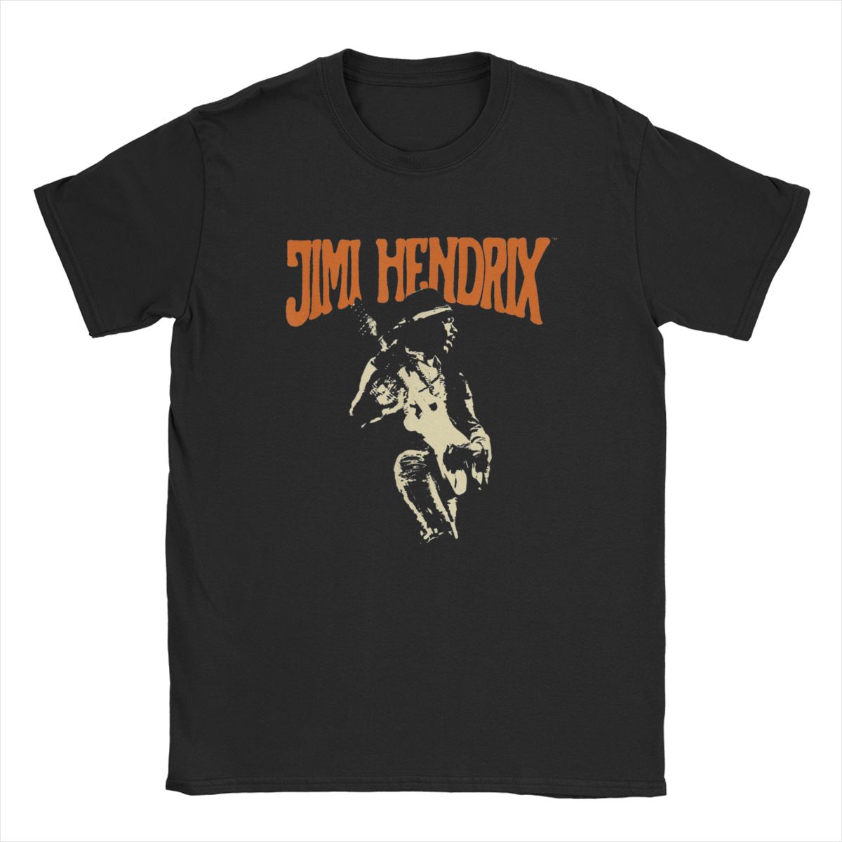 

Футболки Jimi Hip Hop для мужчин, винтажные рок-гитары Hendrixs, винтажные хлопковые футболки с круглым вырезом и коротким рукавом, идея для подарка L