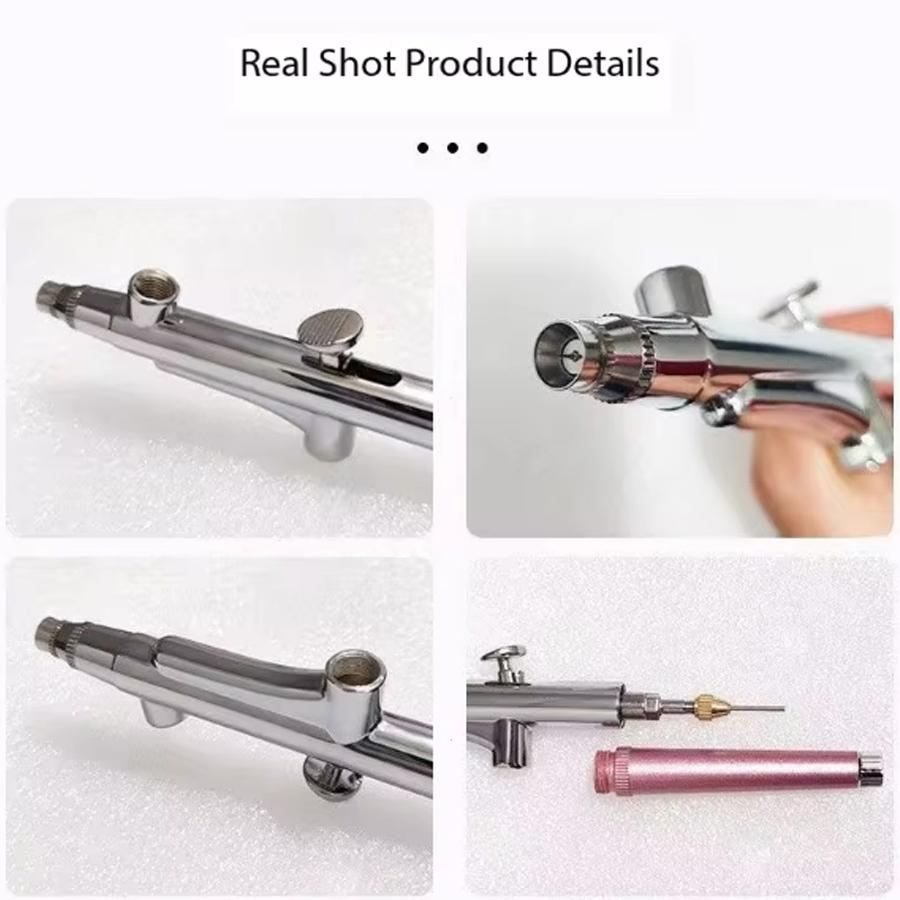 Portable Single Action Airbrush 0.3mm Nozzles Spray Gun Pen for Model Cake Nail Car Painting Beauty Inkjet