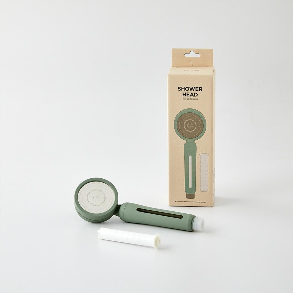 Ray Farbfilter Duschkopf mit Filter 1 Stück_GRÜN_BG1823001