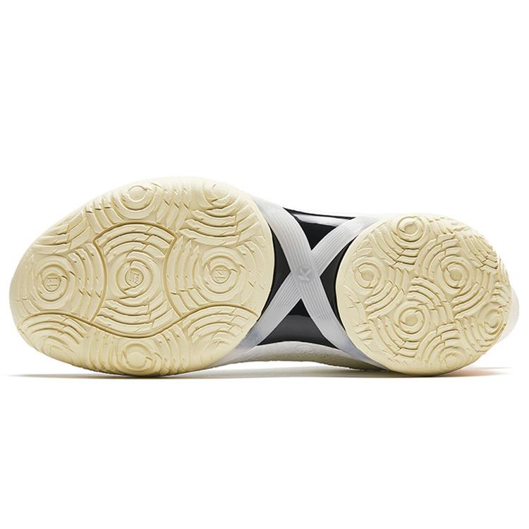 New Anta Three point Rain1.0 Cushioning Anti Slip And Wear Resistant Low Top Basketball Shoes Men's Yellow 912331102S-1