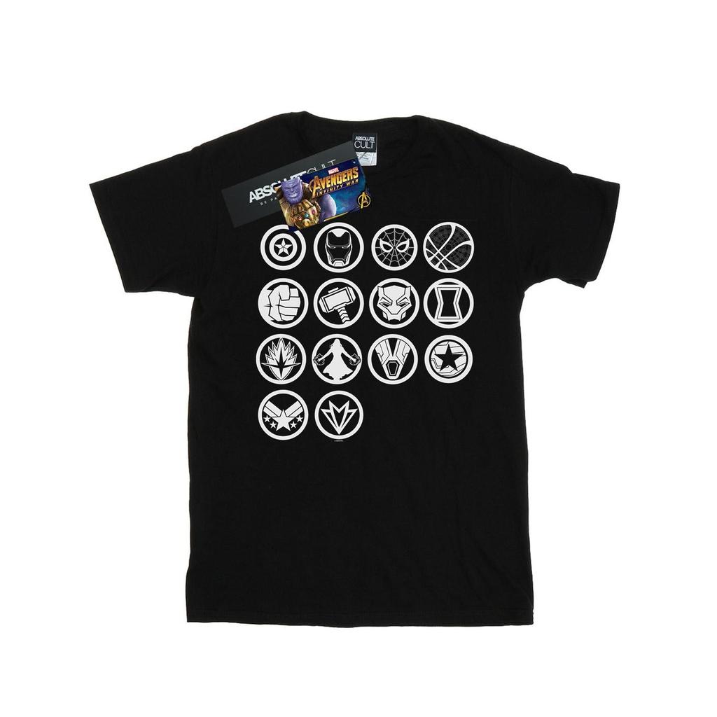 Marvel Mens Avengers Infinity War Icons Assemble T-Shirt