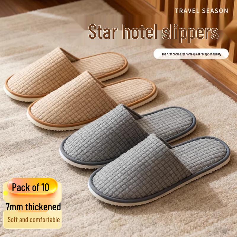 COODORA Premium Disposable Fleece Slippers