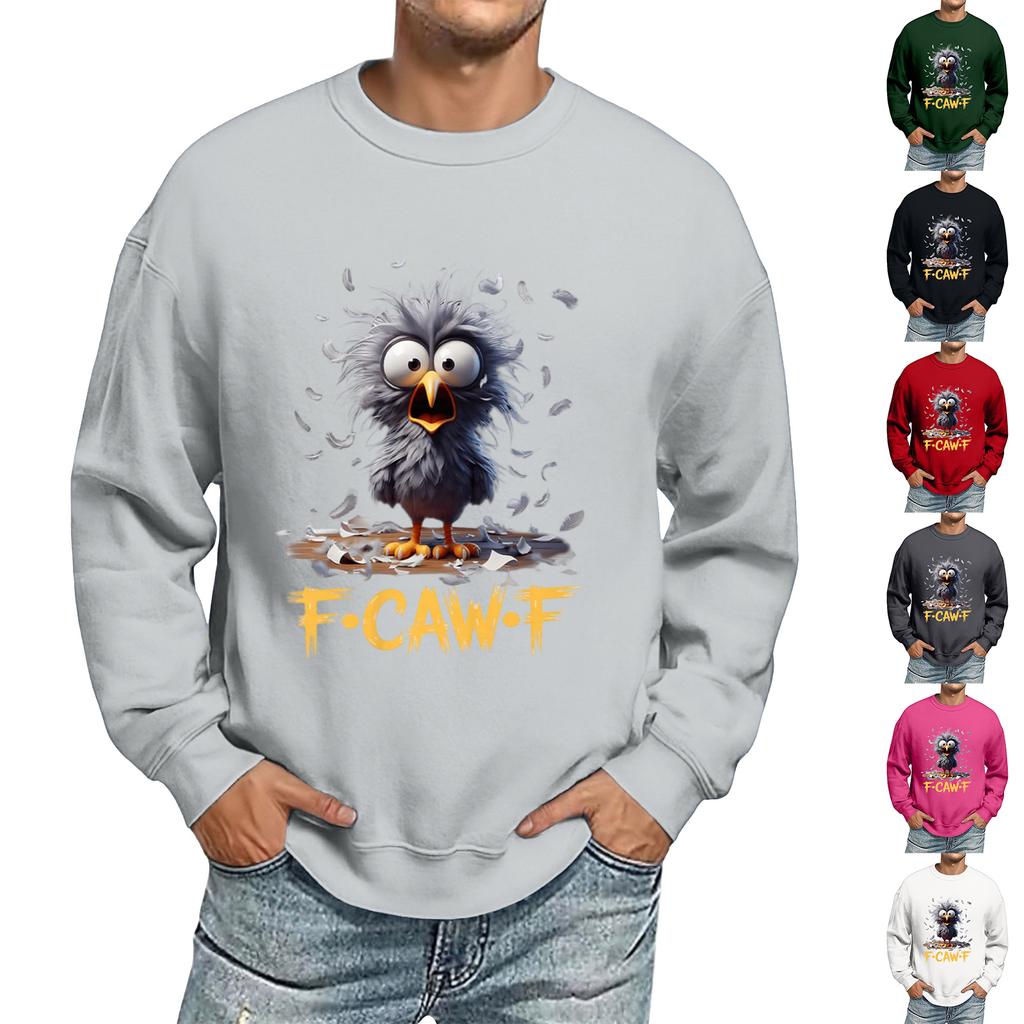 Men's Fashion Casual  Printed Short Sleeve Round Neck Pullover Tops