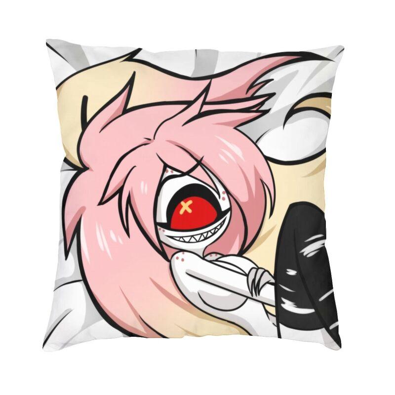 Moderno Hazbin Alastor Cuscino da Divano Buddy Copricuscino Morbido Cartone Animato Anime Federa Decorativa per la Casa