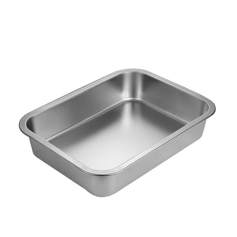 Huihuang Thick 304 Stainless Steel Rectangular Baking Tray with Lid