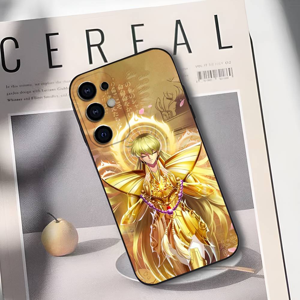 S-Saint S-Seiya Anime Phone Case Silicone Soft For Samsung S25,S24,S21,S22,S23,S30,Ultra,S20,Plus,Fe,Lite