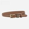 New Trendy Simple Retro Women's Genuine Leather Belt Decorative Jeans Belt Dress Accessories Belt Women