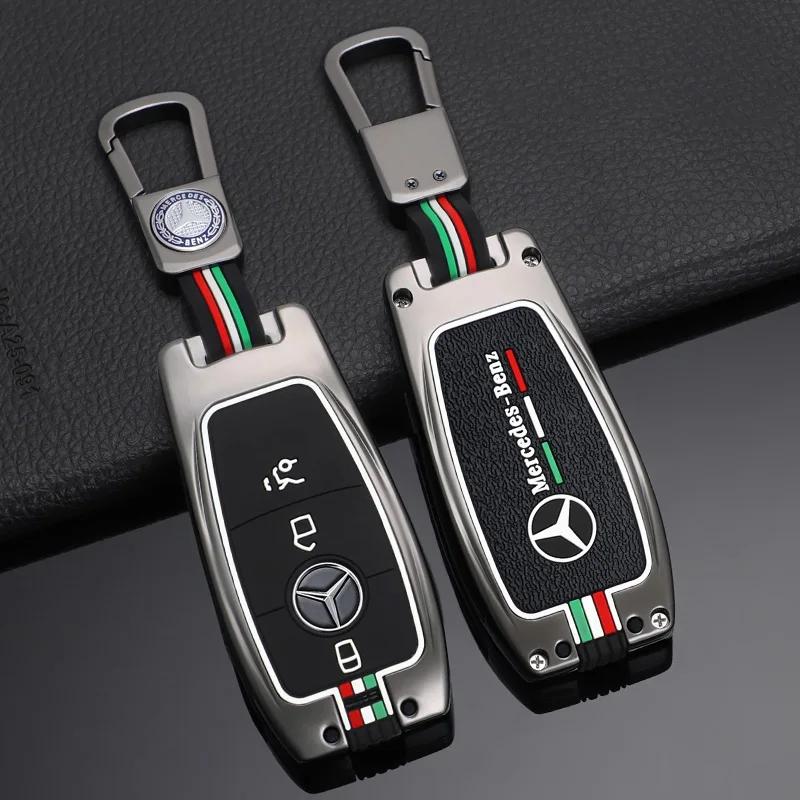 YWP4 Fashion Zinc Alloy Car Remote Key Case Cover For Mercedes Benz A C E S G Class GLC CLE CLA GLB GLS W177 W205 W213 W222 X167 AMG