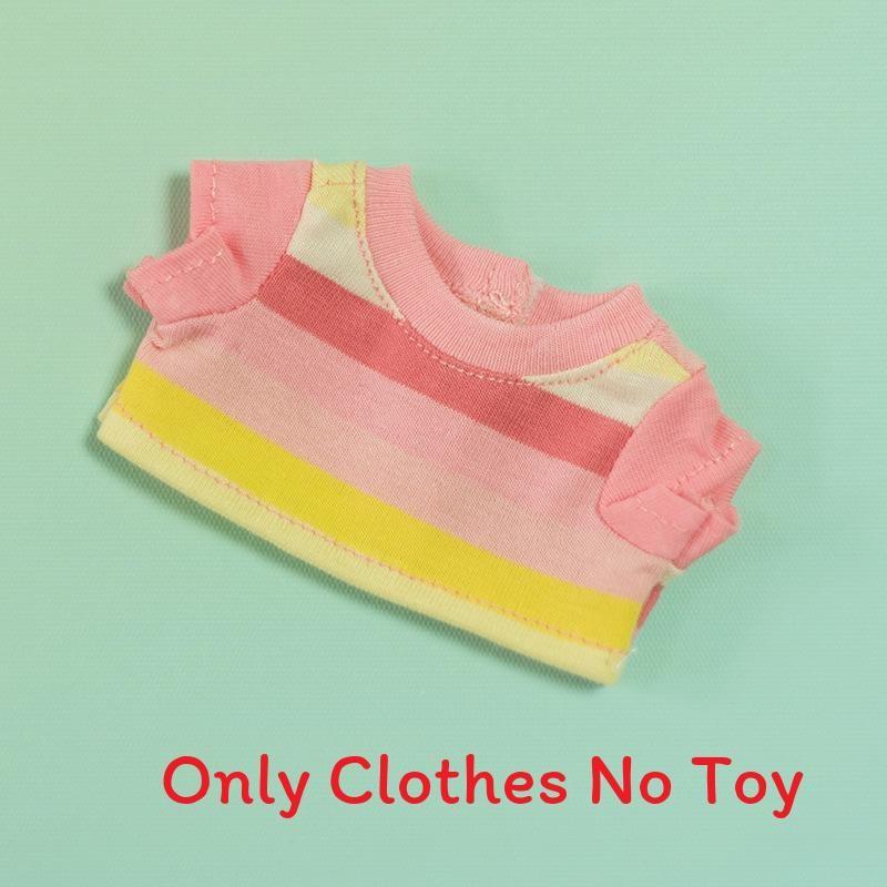 

Одежда Плюшевая игрушка Одежда Футболка Рабочие брюки Комплект Для Куклы Дисплей Костюм OrangeYellow Tshirt