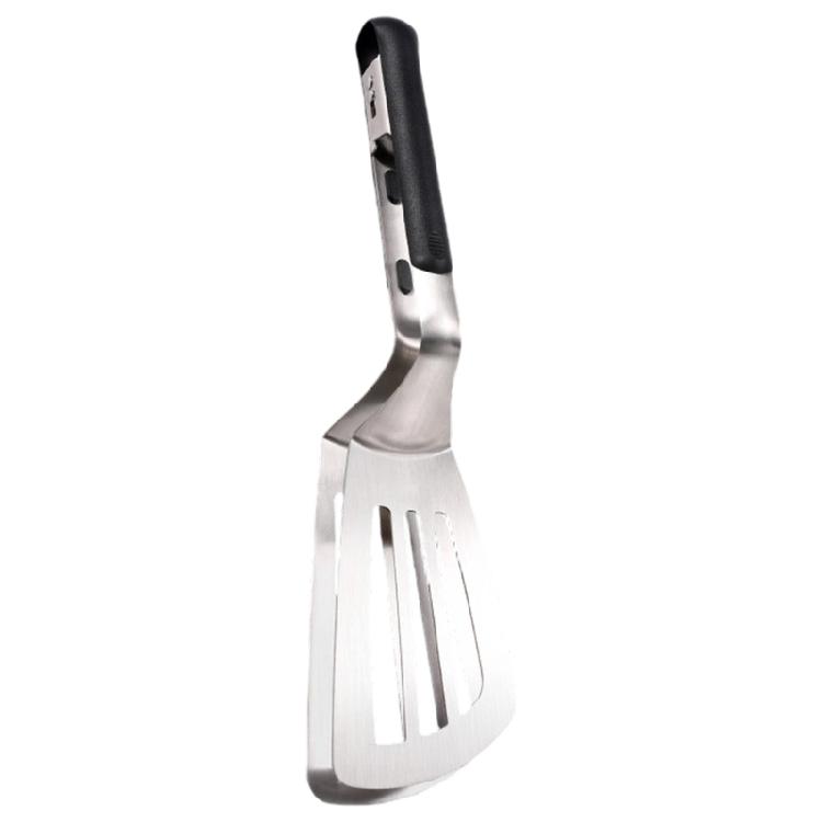 Silicone Kitchen Cooking Tongs,Stainless Steel Barbecue Clamp Multipurpose BBQ Clamp Spatula for Gripper Bread Clip 1