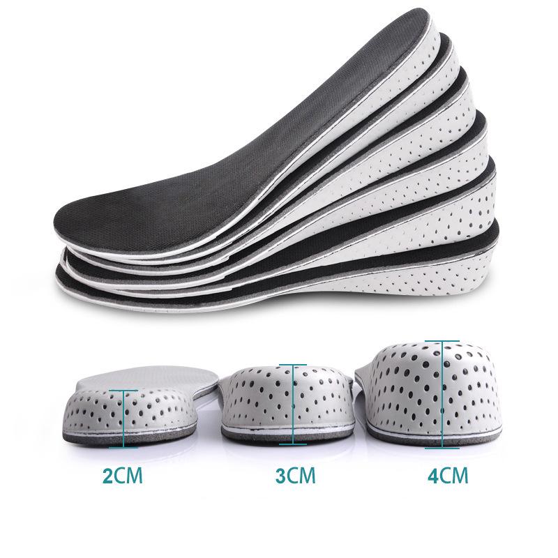 Height Boosting Insoles: Invisible Inner Pads, Sports Warm Full & Half Insoles for Men & Women, Increase Height 2-4cm