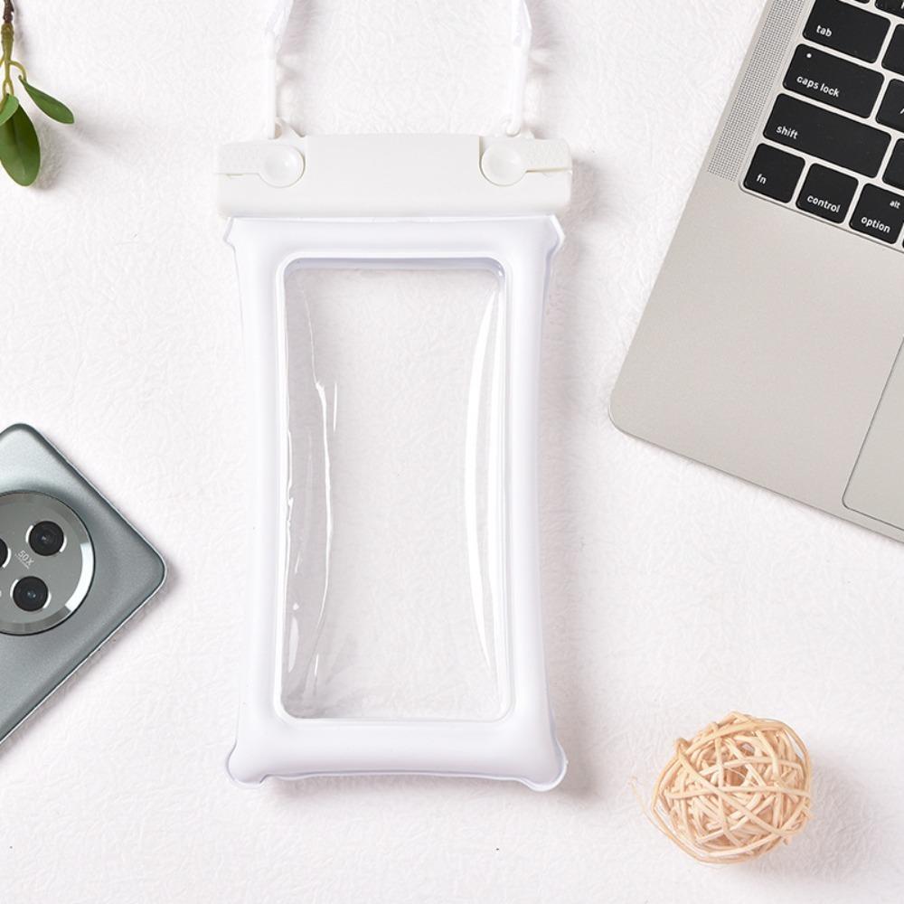 

Двухслойный универсальный водонепроницаемый чехол для телефона, сухая сумка для плавания для телефонов до 6,7 дюймов, сенсорный плавающий чехол с подушкой безопасности