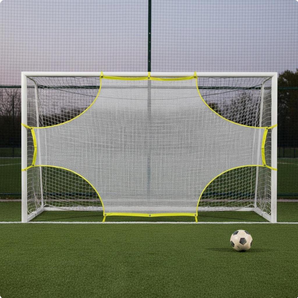 Soccer Goal Target Net Multiple Sizes Football Training Aid Easy to Set Up