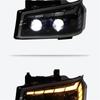 Dual-Lens Full LED Headlights for Sinotruk Howo 380/336, Super Bright Spotlight Flow.