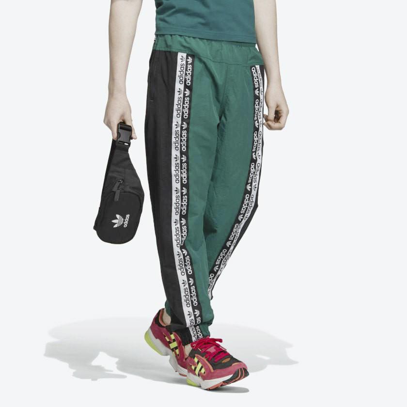 Adidas Originals R.Y.V Collegiate Series Straight Leg Breathable Track Pants Men Green ED7164