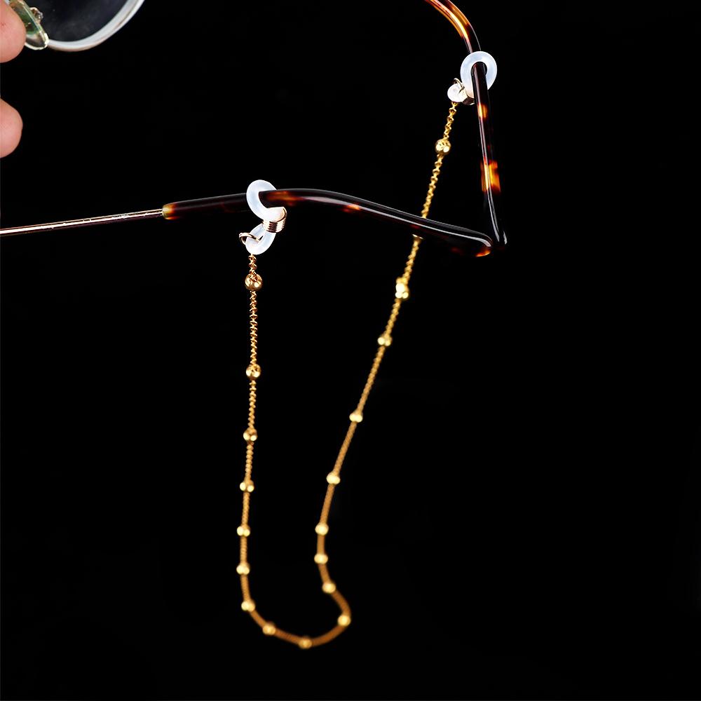 Cords Metal Retainer Silver Women Beads Straps Eyewear Man Sunglasses Reading Glasses Chain Gold