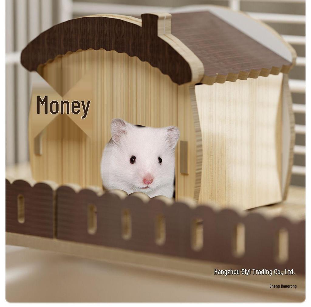 Deluxe Anti-Escape Hamster Cage with Spacious Wire Design.
