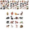 Forest Animal Pvc Miniature Models For Cake Decor And Nature Scene Figurines