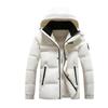 2025 Men's Winter White Duck Down Hooded Jacket - Thick, Windproof, Waterproof, Warm Outdoor Coat