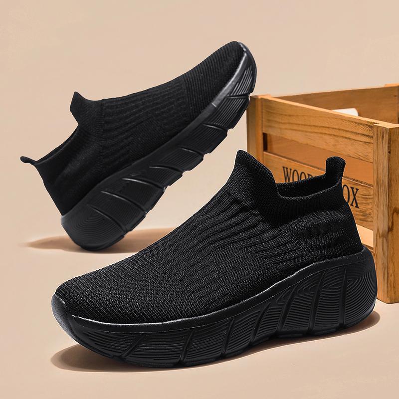 New socks shoes men's and women's casual couple shoes platform student fashion versatile fly-woven sports shoes men's