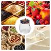 Glass Food Storage Jars Airtight Clear Organizer Leak Proof Can Tea Canister Storage Can Fruit Vegetables Containers For Tea