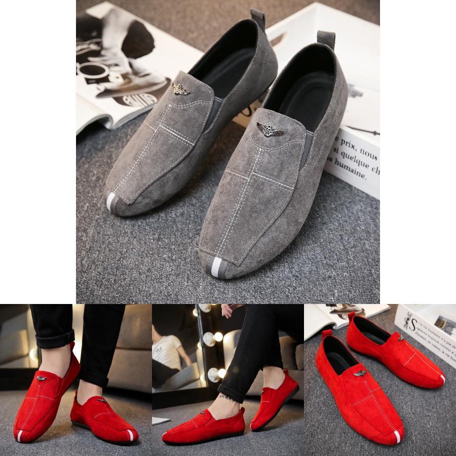 Velvet Autumn Men's Flat Shoes Casual Leather Loafers Size 40-44**