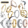 Sun Moon Ring Fashion Party Zircon Bow Ring S925 Silver Ring Women's Jewelry Suitable Wedding Gift for Women