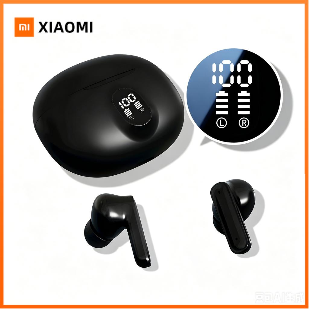 Xiaomi Wireless Bluetooth Headphones Built-in HD Mic Noise Isolation Large Battery for Extended Playtime Ideal for Calls Daily Music